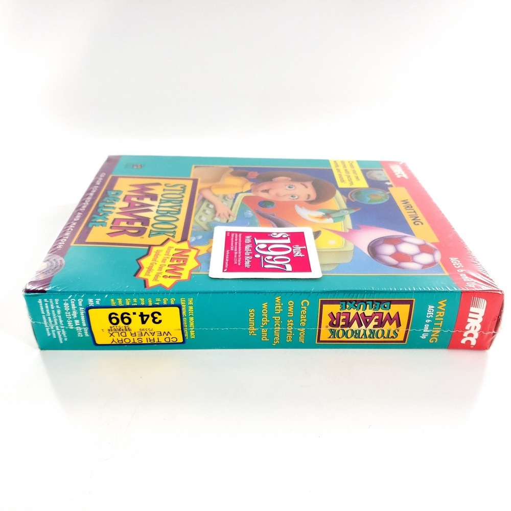 Mecc Storybook Weaver Deluxe Big Box Software CD Windows Mac 1996 New Sealed - Picture 5 of 8